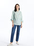 LC Waikiki Women's Henley Neckline Shirt